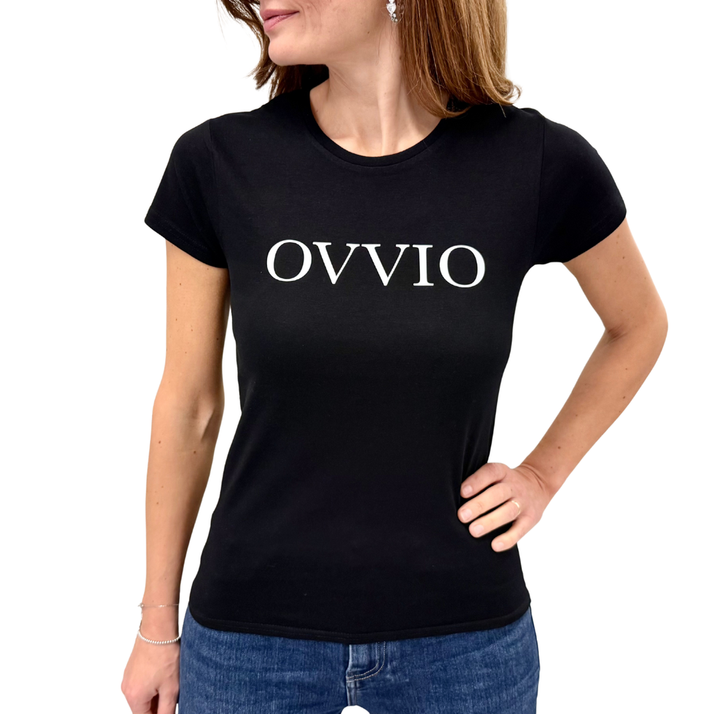 Simona M Ovvio T-SHIRT OVVIONERO Simona M.