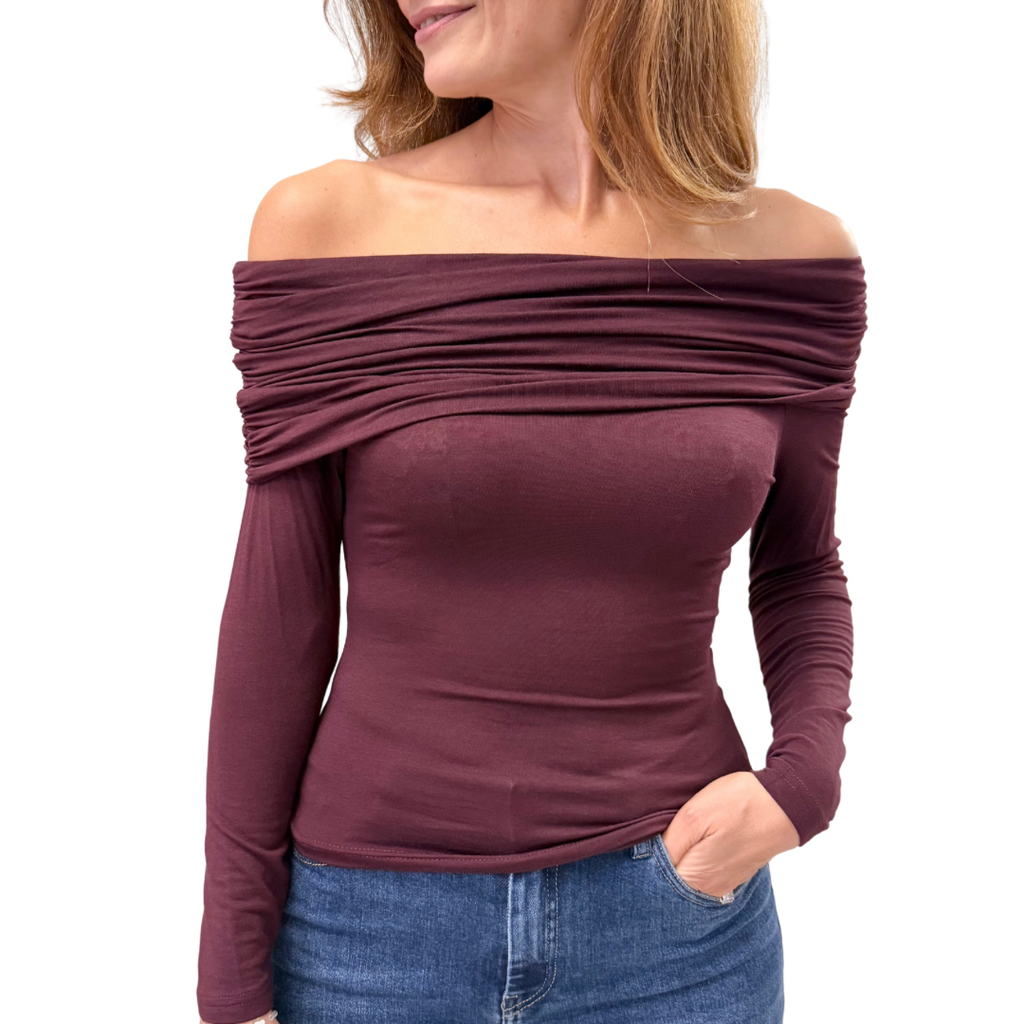 Zimo maglia 00008035BURGUNDY zimo