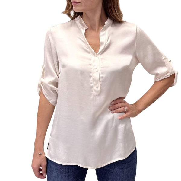 Blue Joint camicia raso 94405PANNA blue joint