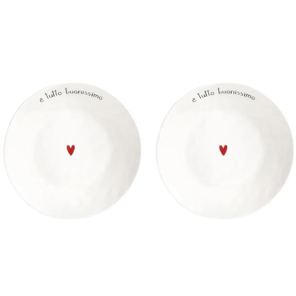 Simple Day set 2 piatti fondi è tutto buonissimo 10011014È TUTTO BUONISSIMO Simple Day