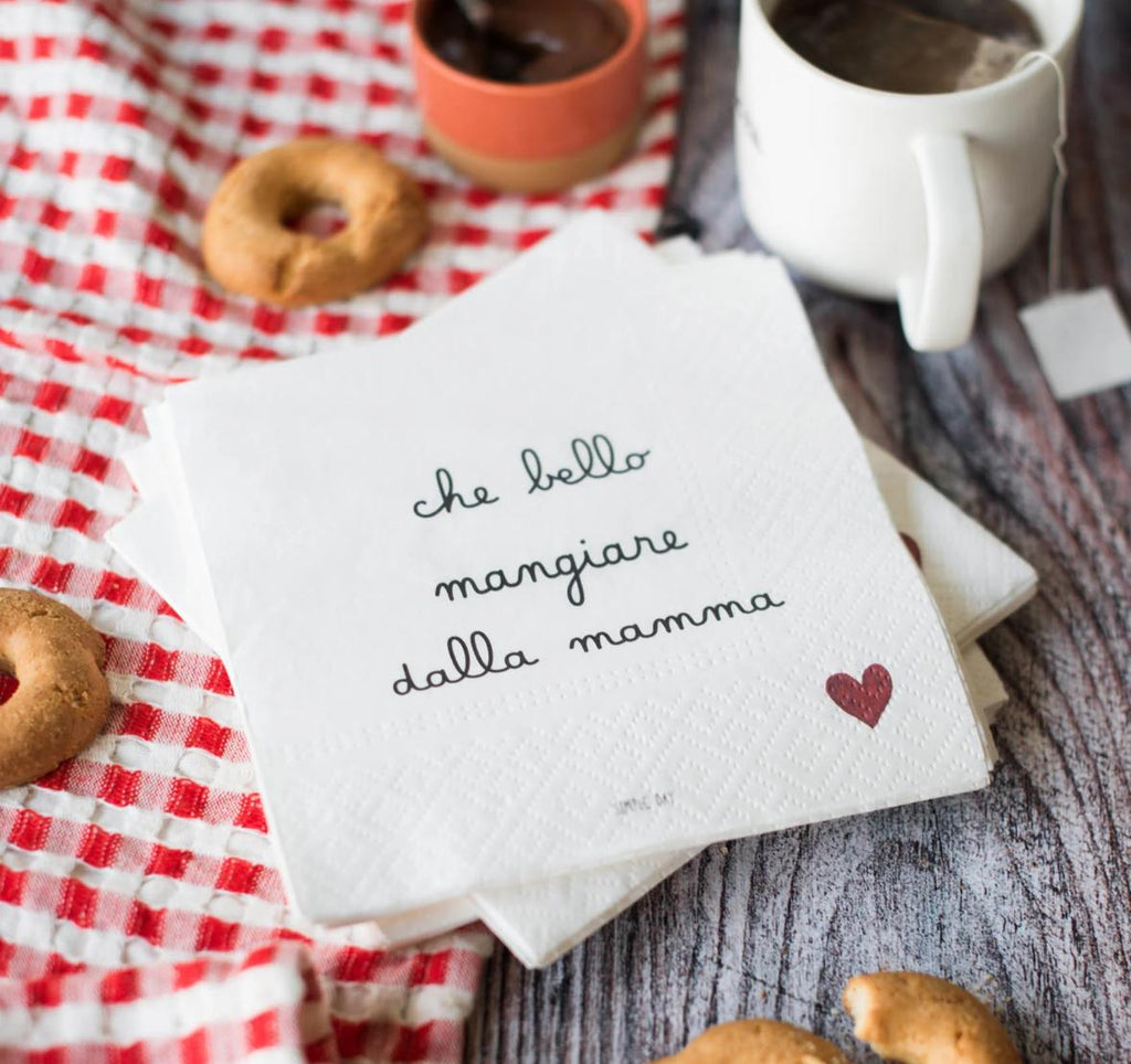 Simple Day tovaglioli Che bello mangiare dalla mamma 10013510CHE BELLO MANGIARE DALLA MAMMA Simple Day