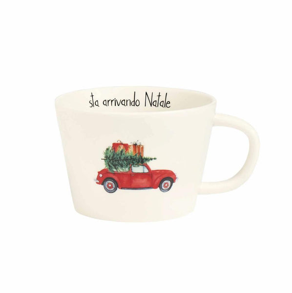 Simple Day Tazza colazione Sta arrivando Natale 10010801STA ARRIVANDO NATALE Simple Day