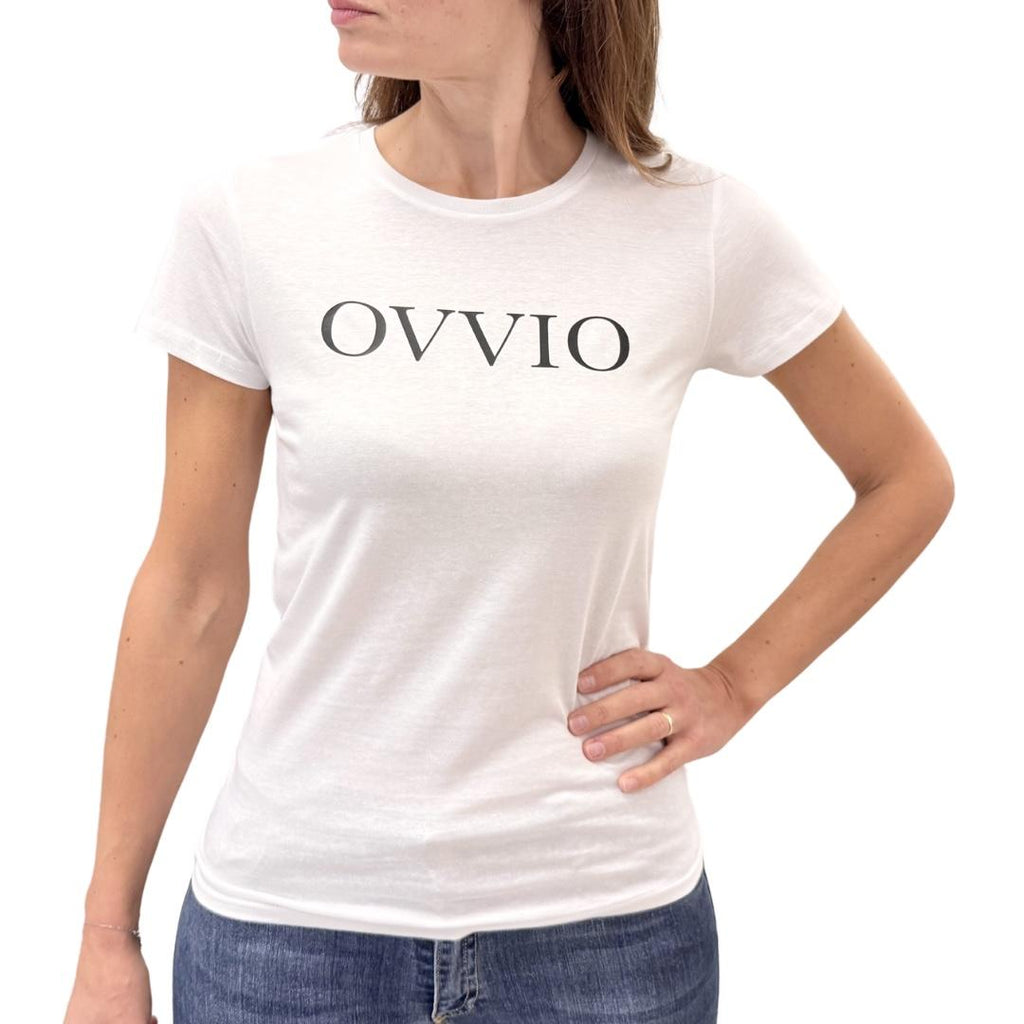 Simona M  T-shirt Ovvio TSHIRT OVVIOBIANCO Simona M.