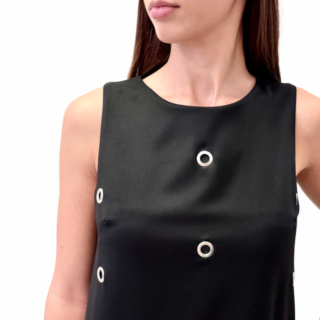 Rebeka Ross abito borchie AB2139NERO Rebeka Ross