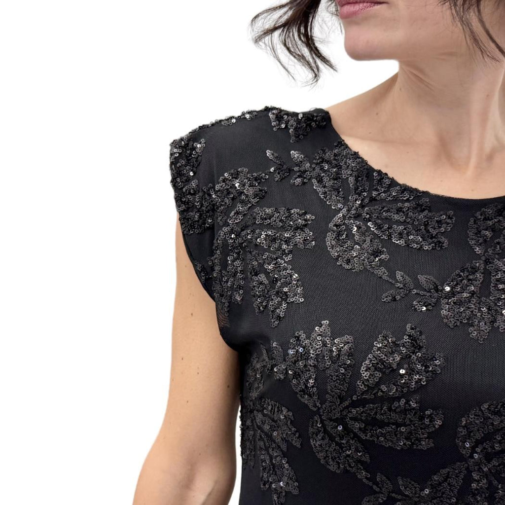 Sunway abito paillettes PG222NERO Sunway