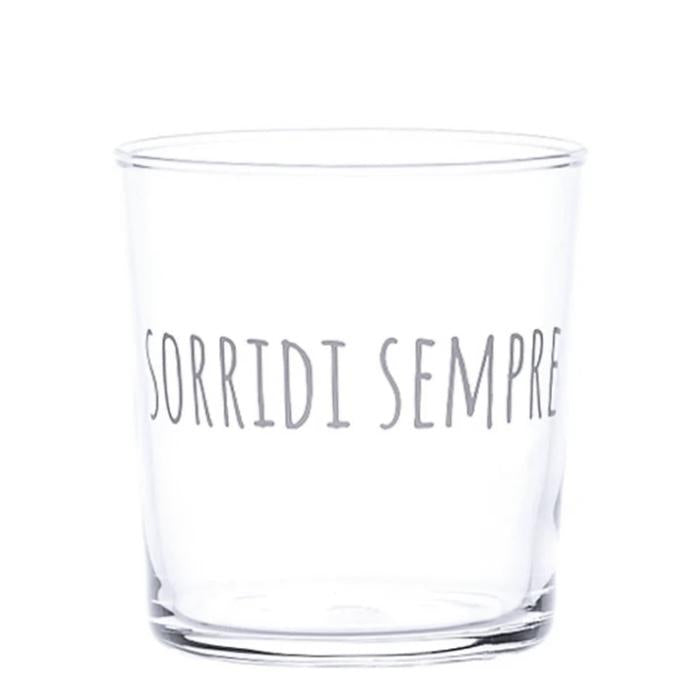 Simple Day bicchieri Sorride Sempre 10011805SORRIDI SEMPRE Simple Day