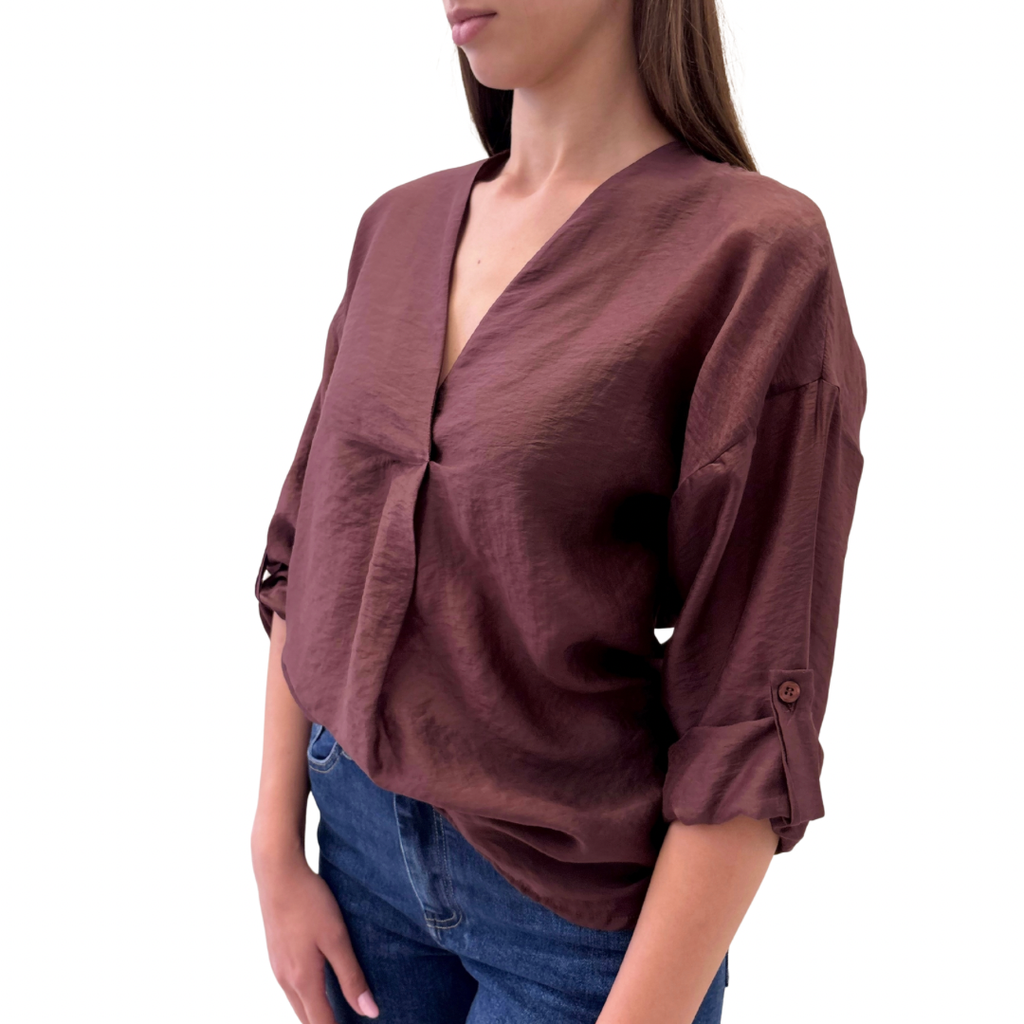 Zimo camicia 00008108MARRONE zimo