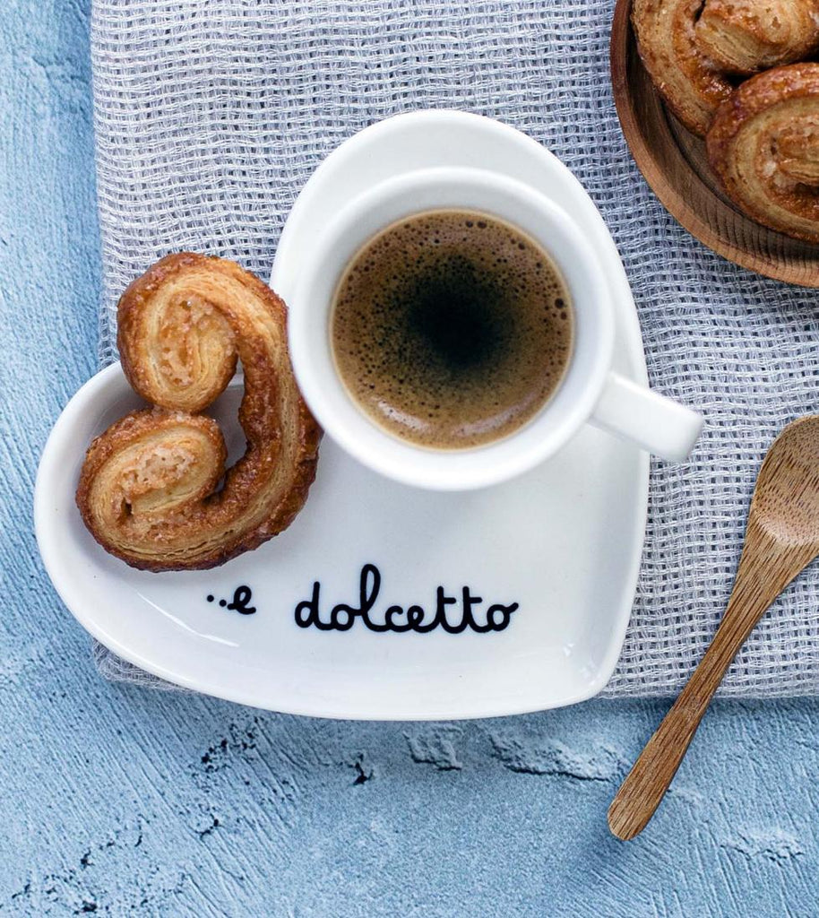 Simple Day Set 2 Piattini cuore per tazze espresso ..e dolcetto 10010787DOLCETTO CUORE Simple Day