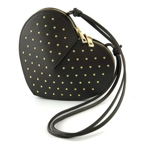 Marlon borsa cuore borchie BS5970MORO Marlon