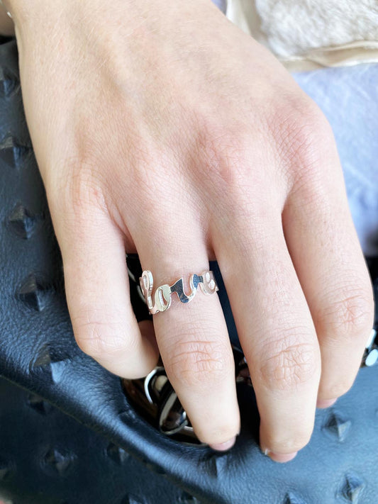 My bijoux anello scritta