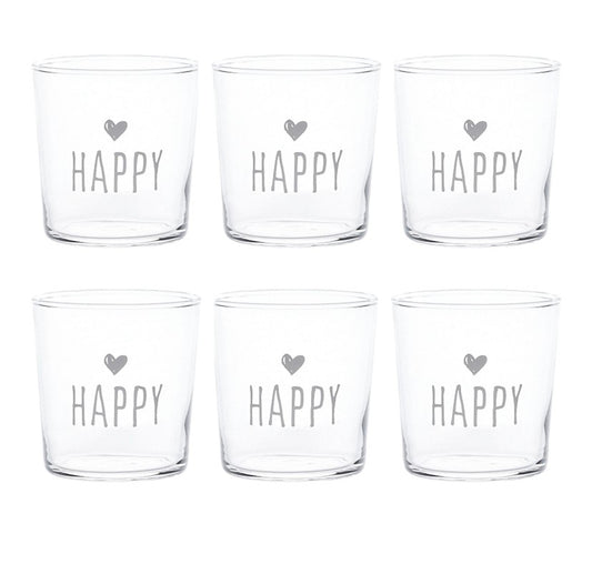 Simple Day 6 bicchieri happy